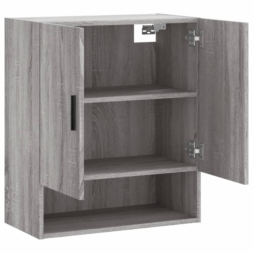 vidaXL Wandschrank Grau Sonoma 60x31x70 cm Holzwerkstoff