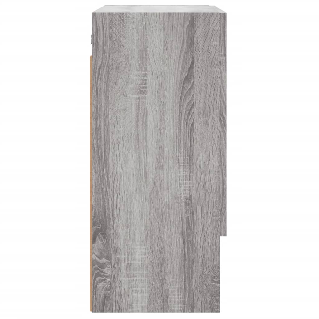 vidaXL Wandschrank Grau Sonoma 60x31x70 cm Holzwerkstoff