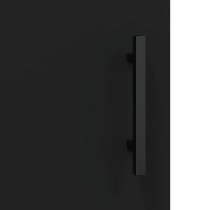 vidaXL Wandschrank Schwarz 60x31x70 cm Holzwerkstoff