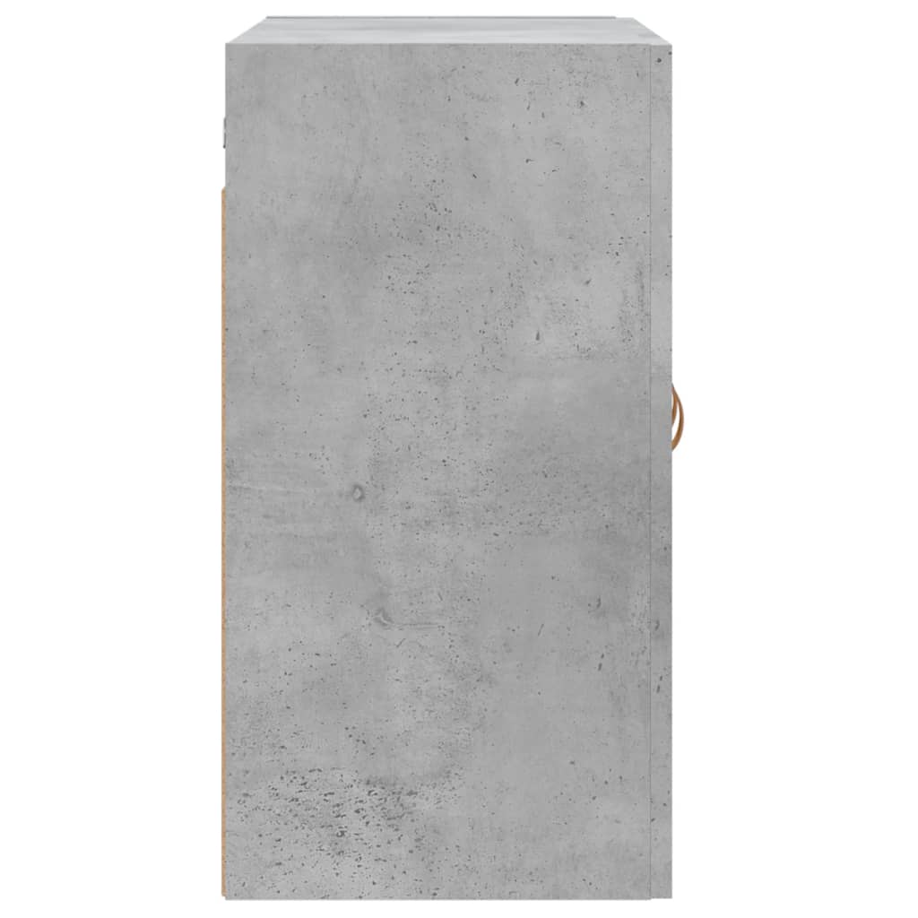 vidaXL Wandschrank Betongrau 60x31x60 cm Holzwerkstoff