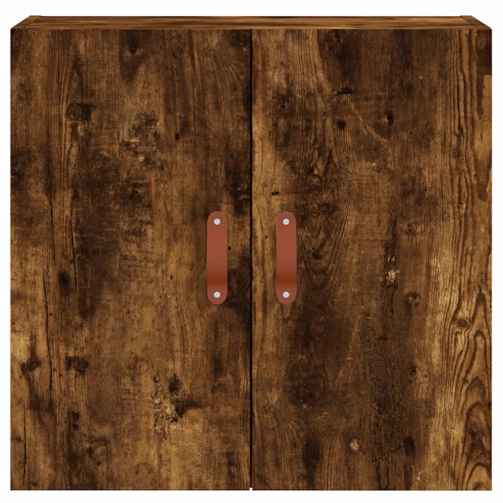 vidaXL Meuble haut mural chêne fumé 60x31x60 cm Bois d'ingénierie