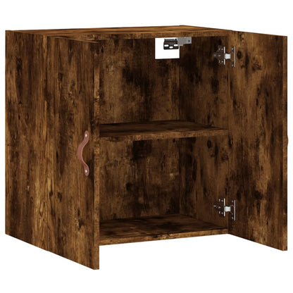 vidaXL Meuble haut mural chêne fumé 60x31x60 cm Bois d'ingénierie
