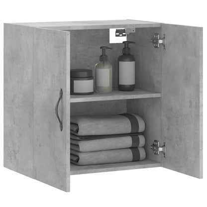 vidaXL Wandschrank Betongrau 60x31x60 cm Holzwerkstoff