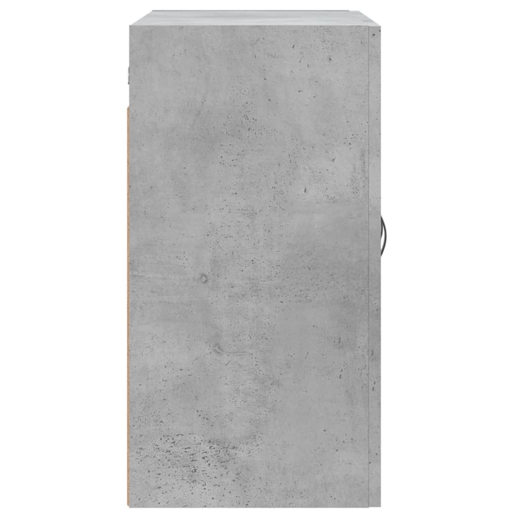 vidaXL Wandschrank Betongrau 60x31x60 cm Holzwerkstoff