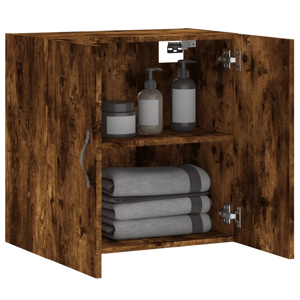 vidaXL Wandschrank Räuchereiche 60x31x60 cm Holzwerkstoff