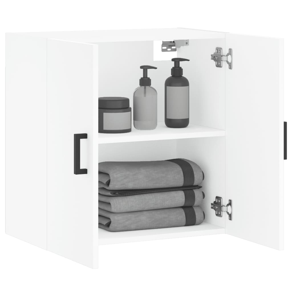 vidaXL Armoire murale blanc 60x31x60 cm bois d'ingénierie