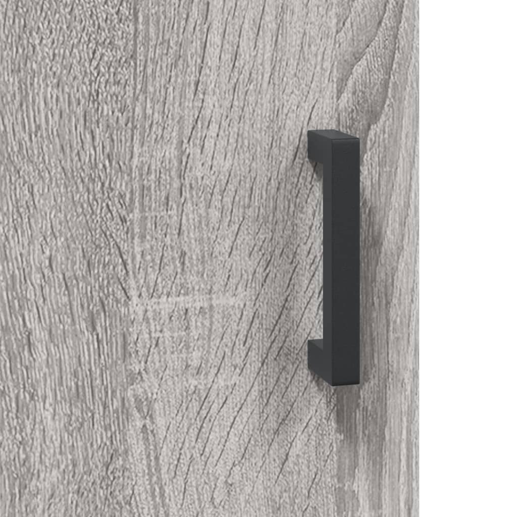 vidaXL Meuble haut mural gris Sonoma 60x31x60 cm en bois d'ingénierie