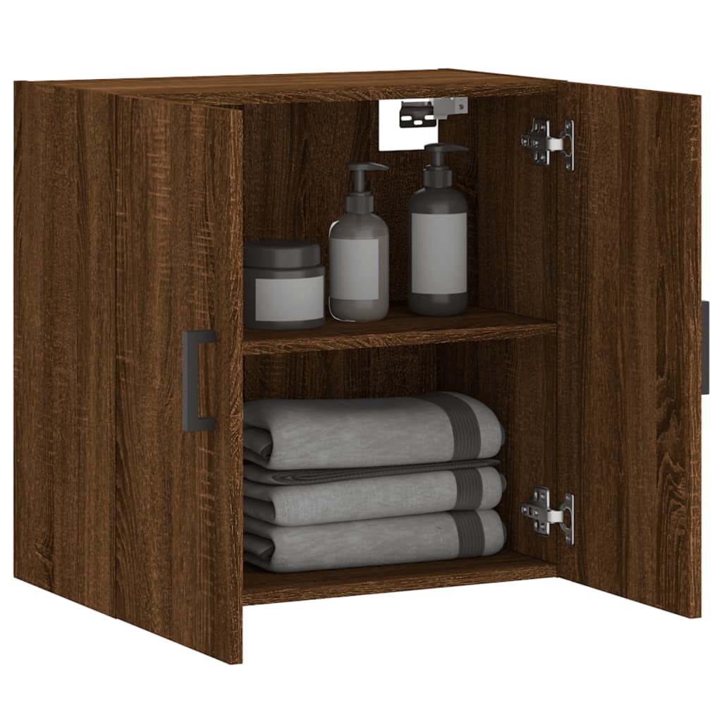vidaXL Armoire murale aspect chêne marron 60x31x60 cm bois d'ingénierie