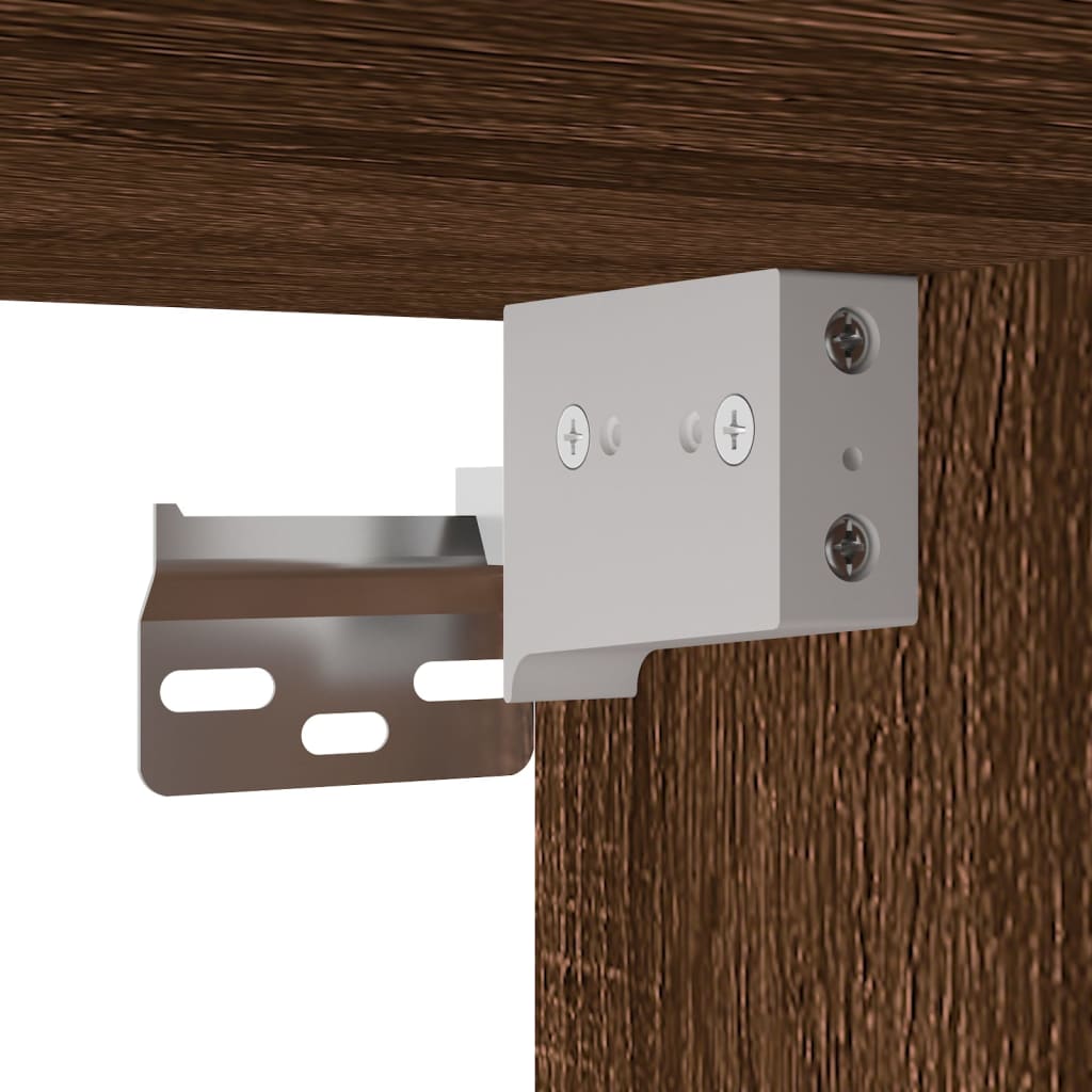 vidaXL Armoire murale aspect chêne marron 60x31x60 cm bois d'ingénierie