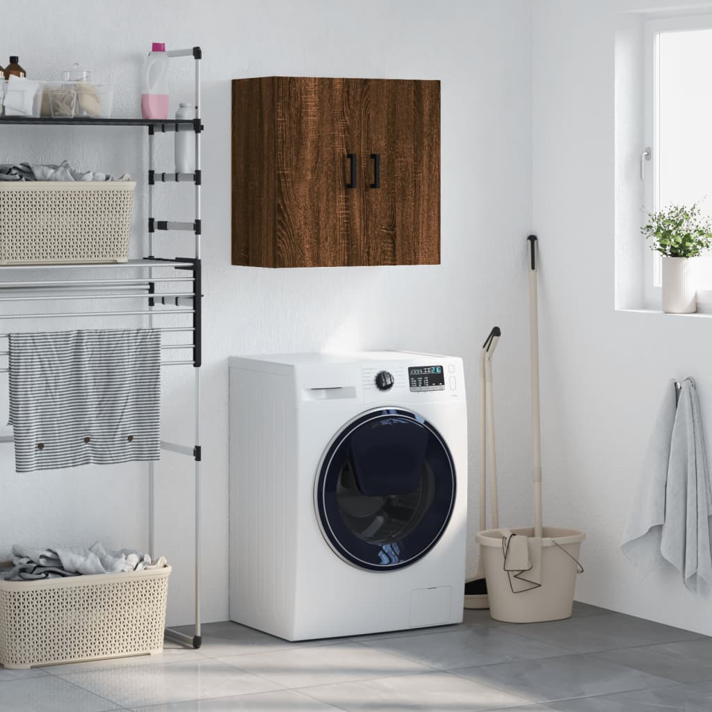 vidaXL Armoire murale aspect chêne marron 60x31x60 cm bois d'ingénierie