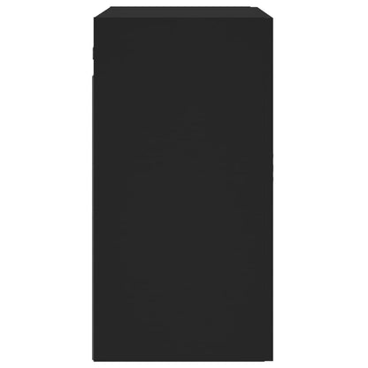 vidaXL Wandschrank Schwarz 60x31x60 cm Holzwerkstoff