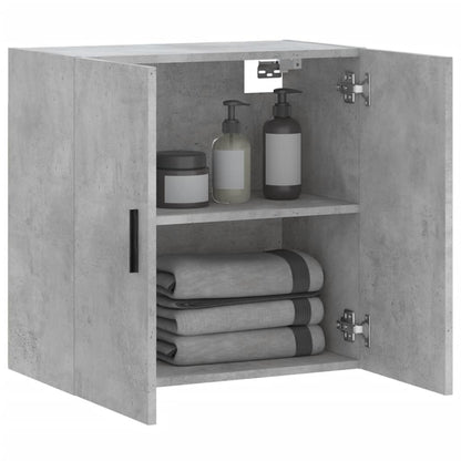 vidaXL Armoire murale gris béton 60x31x60 cm Bois d'ingénierie