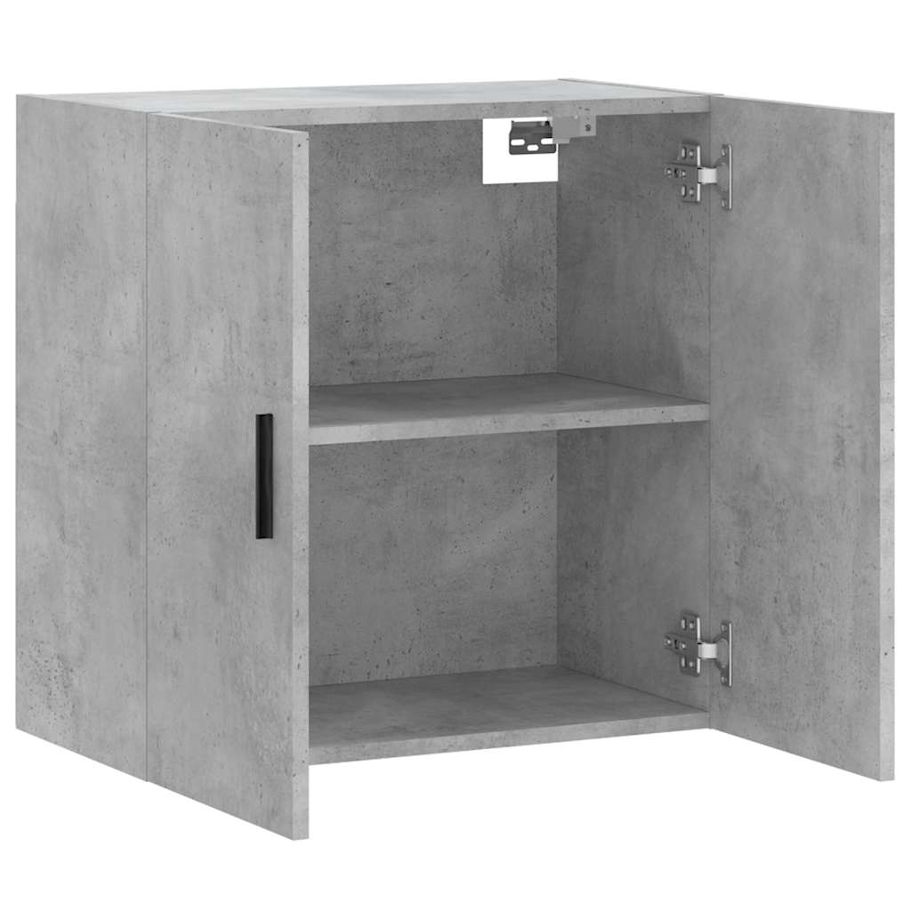 vidaXL Armoire murale gris béton 60x31x60 cm Bois d'ingénierie