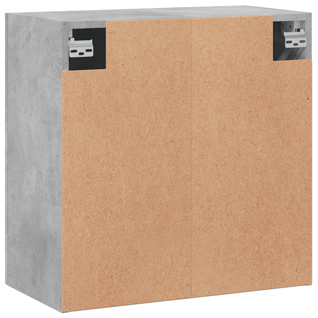 vidaXL Armoire murale gris béton 60x31x60 cm Bois d'ingénierie