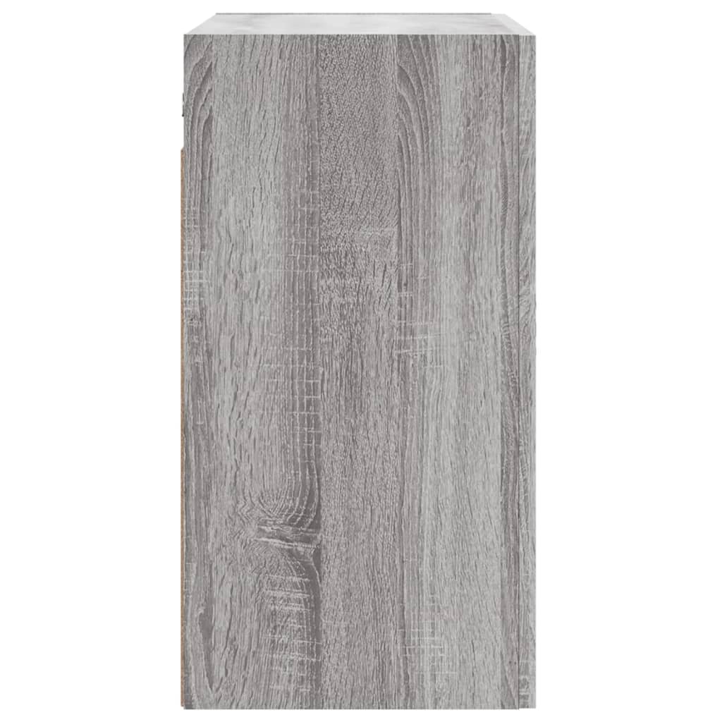 vidaXL Meuble haut mural gris Sonoma 60x31x60 cm en bois d'ingénierie