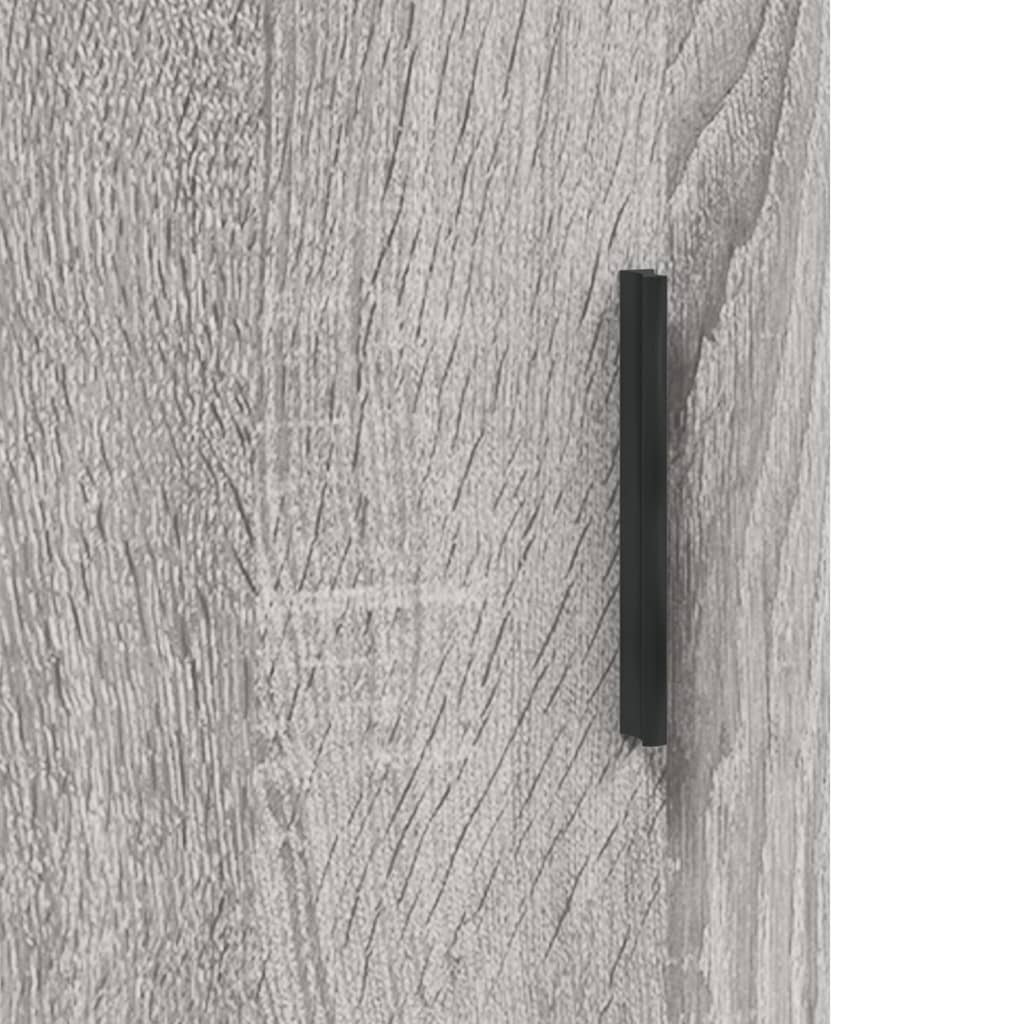 vidaXL Meuble haut mural gris Sonoma 60x31x60 cm en bois d'ingénierie