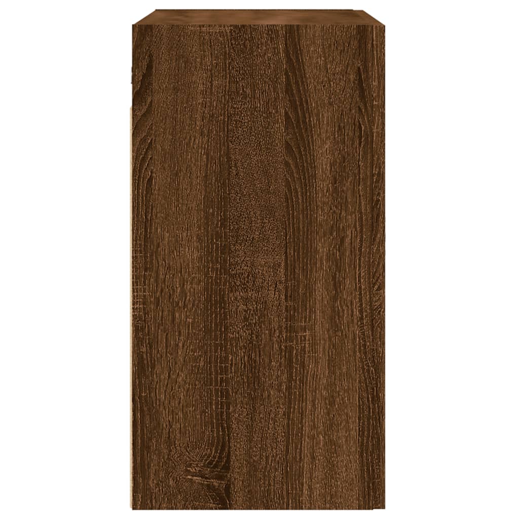 vidaXL Meuble Haut Mural Chêne Marron 60x31x60 cm Bois d'ingénierie