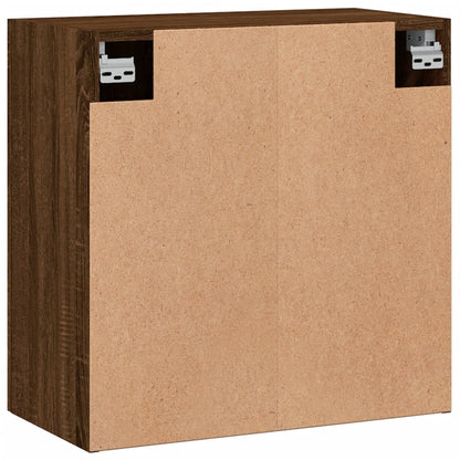 vidaXL Meuble Haut Mural Chêne Marron 60x31x60 cm Bois d'ingénierie