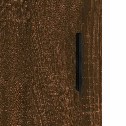 vidaXL Meuble Haut Mural Chêne Marron 60x31x60 cm Bois d'ingénierie