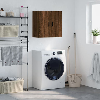 vidaXL Meuble Haut Mural Chêne Marron 60x31x60 cm Bois d'ingénierie