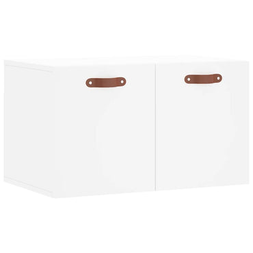 vidaXL Armoire murale blanche 60x36,5x35 cm en bois d'ingénierie