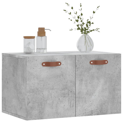 vidaXL Armoire murale gris béton 60x36,5x35 cm Aggloméré