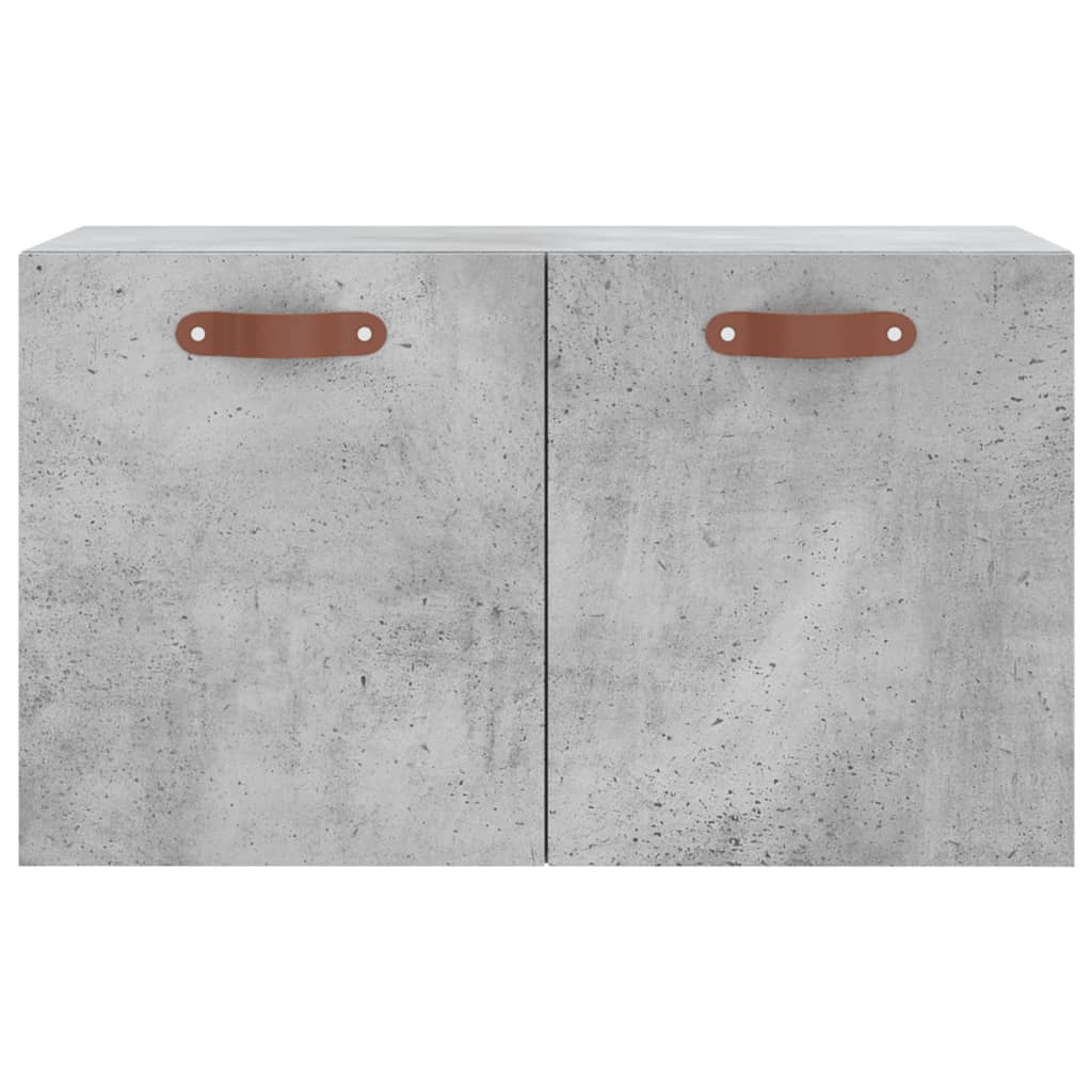 vidaXL Armoire murale gris béton 60x36,5x35 cm Aggloméré
