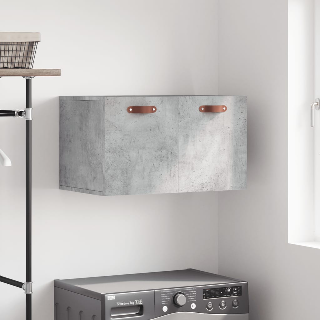 vidaXL Armoire murale gris béton 60x36,5x35 cm Aggloméré