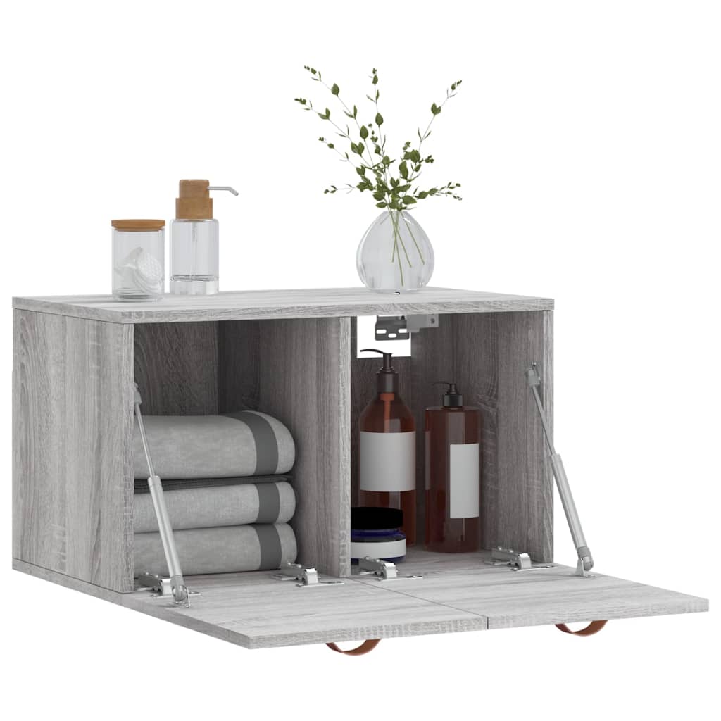 vidaXL Armoire murale gris Sonoma 60x36,5x35 cm Aggloméré