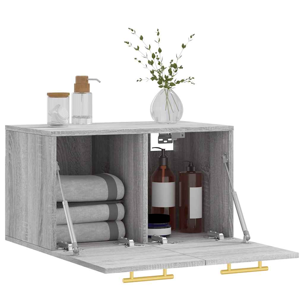 vidaXL Armoire murale gris Sonoma 60x36,5x35 cm Aggloméré