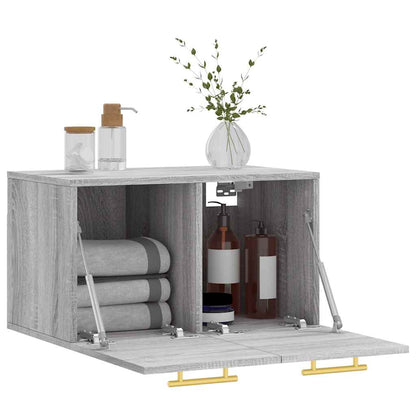 vidaXL Armoire murale gris Sonoma 60x36,5x35 cm Aggloméré