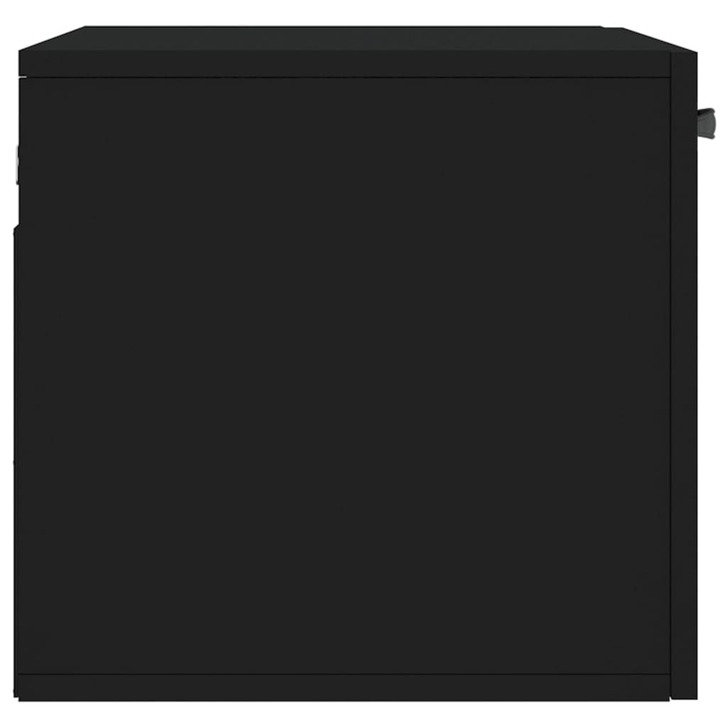 vidaXL Armoire murale Noir 60x36,5x35 cm Bois d'ingénierie