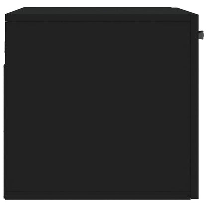 vidaXL Armoire murale Noir 60x36,5x35 cm Bois d'ingénierie