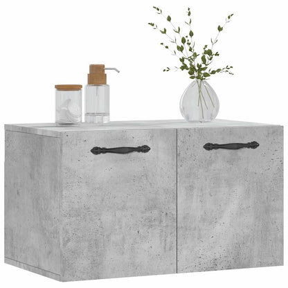 vidaXL Armoire murale gris béton 60x36,5x35 cm Aggloméré