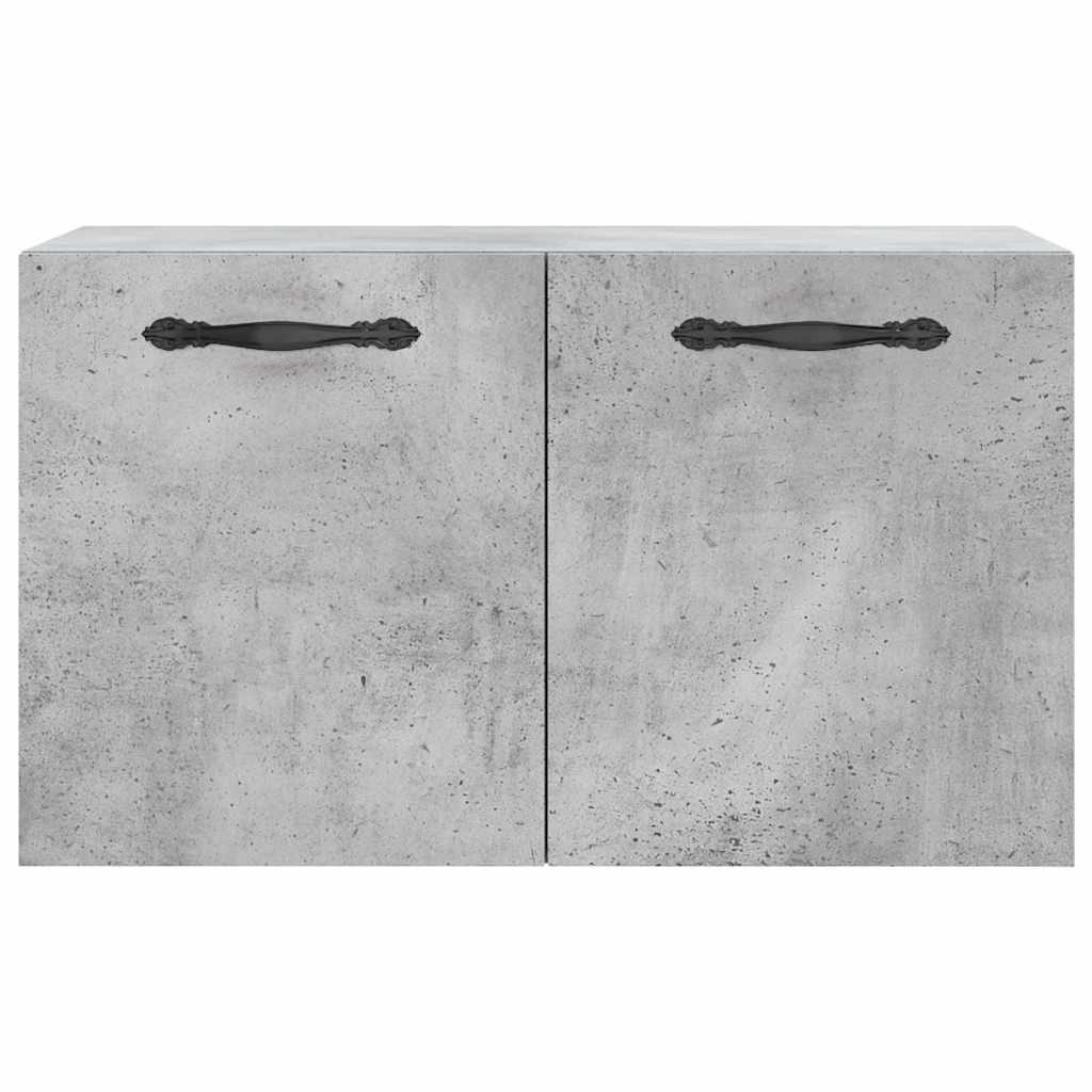 vidaXL Armoire murale gris béton 60x36,5x35 cm Aggloméré