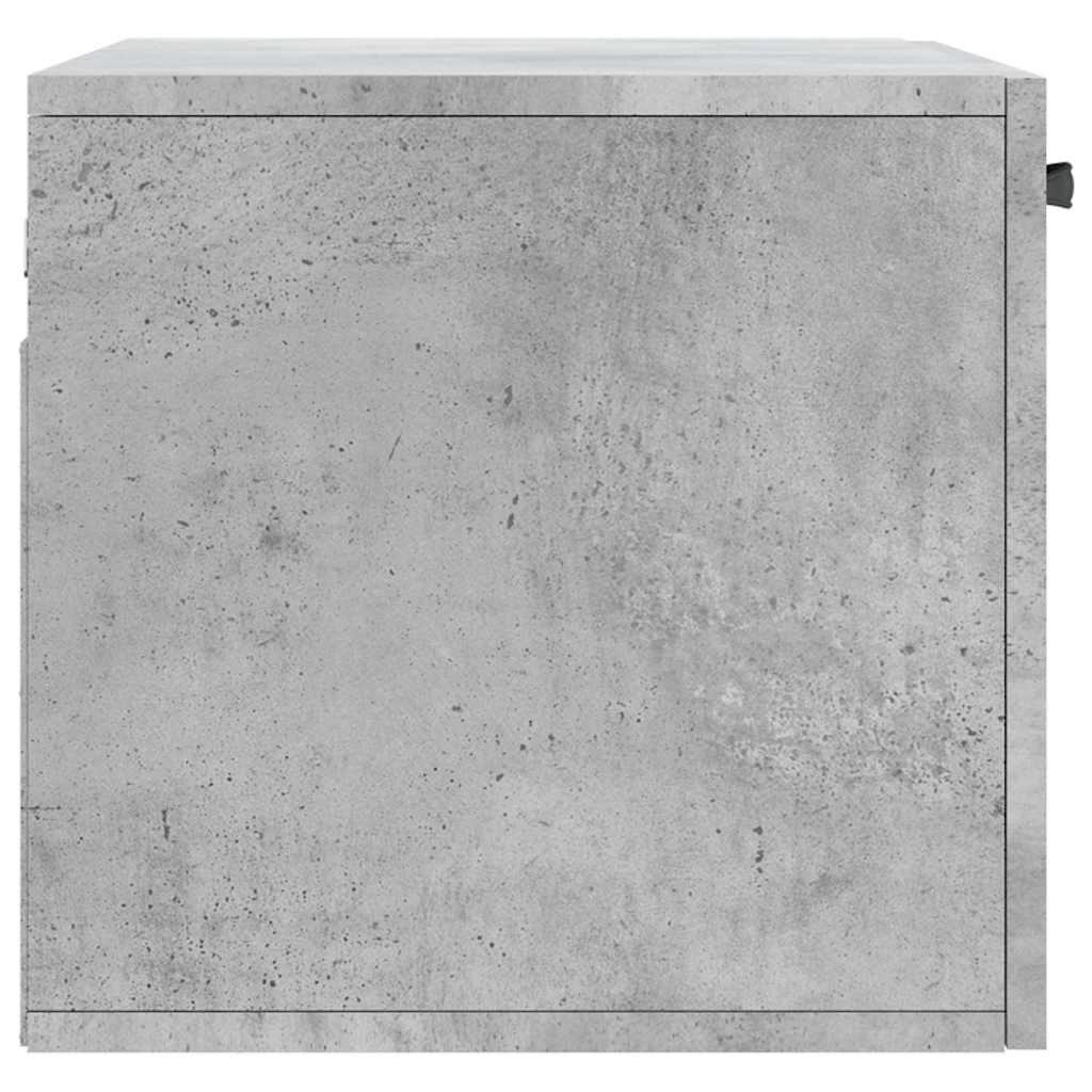 vidaXL Armoire murale gris béton 60x36,5x35 cm Aggloméré