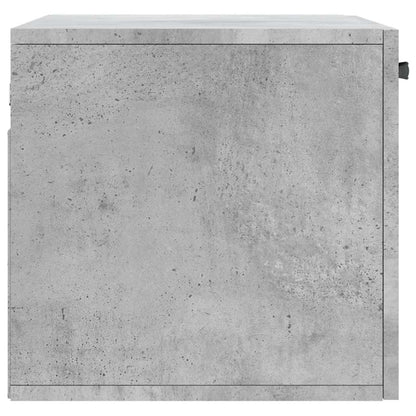 vidaXL Armoire murale gris béton 60x36,5x35 cm Aggloméré