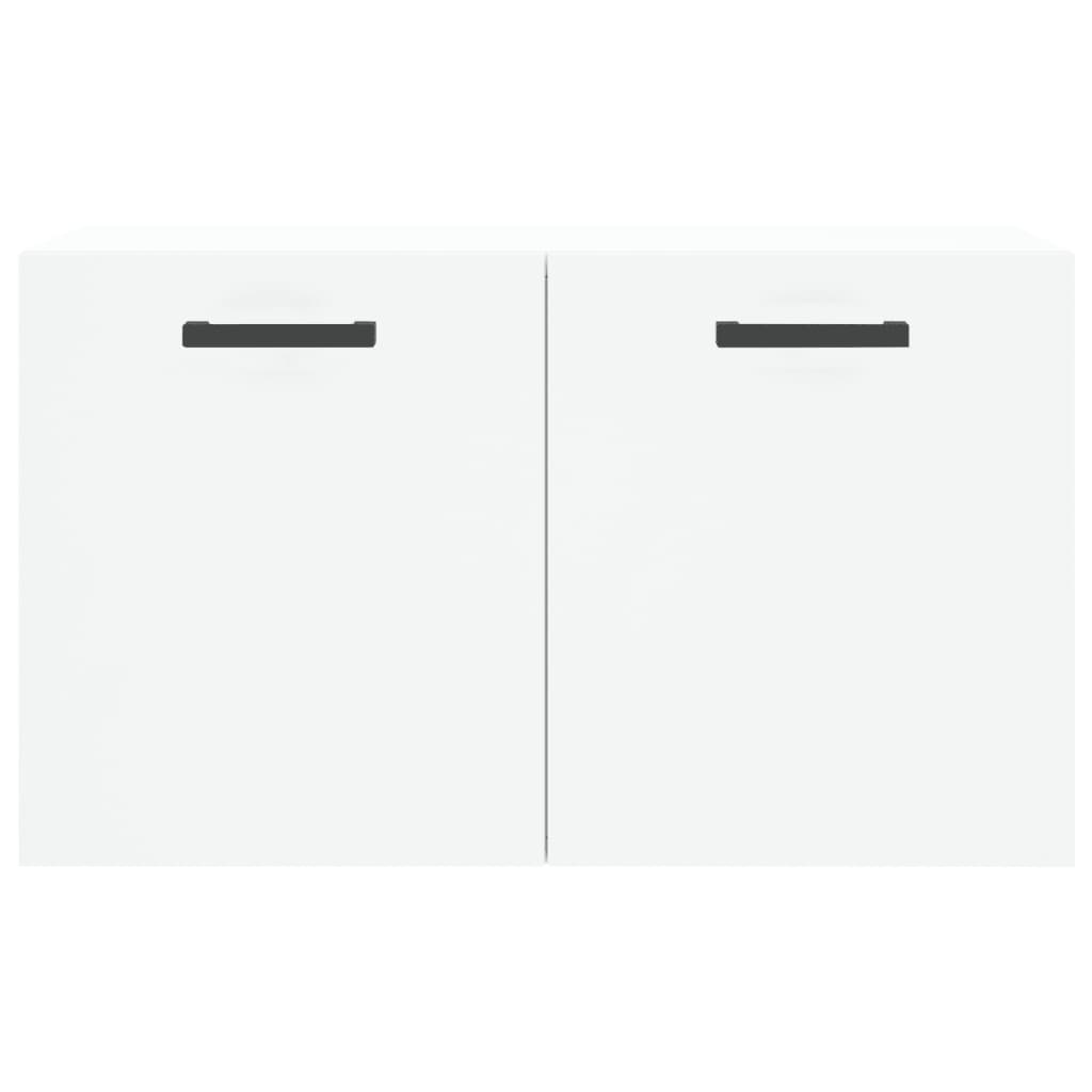 vidaXL Armoire murale blanche 60x36,5x35 cm en bois d'ingénierie