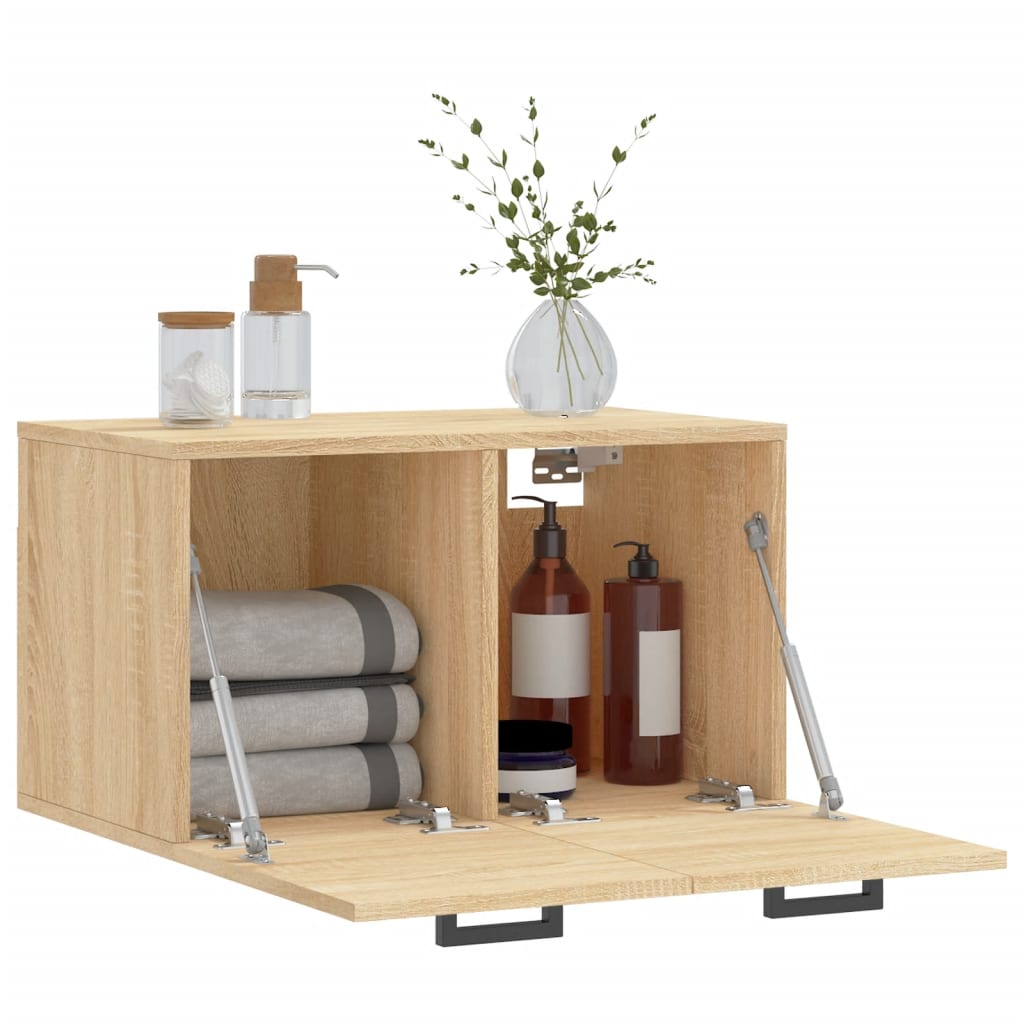 vidaXL Armoire murale aspect chêne Sonoma 60x36,5x35 cm Bois d'ingénierie