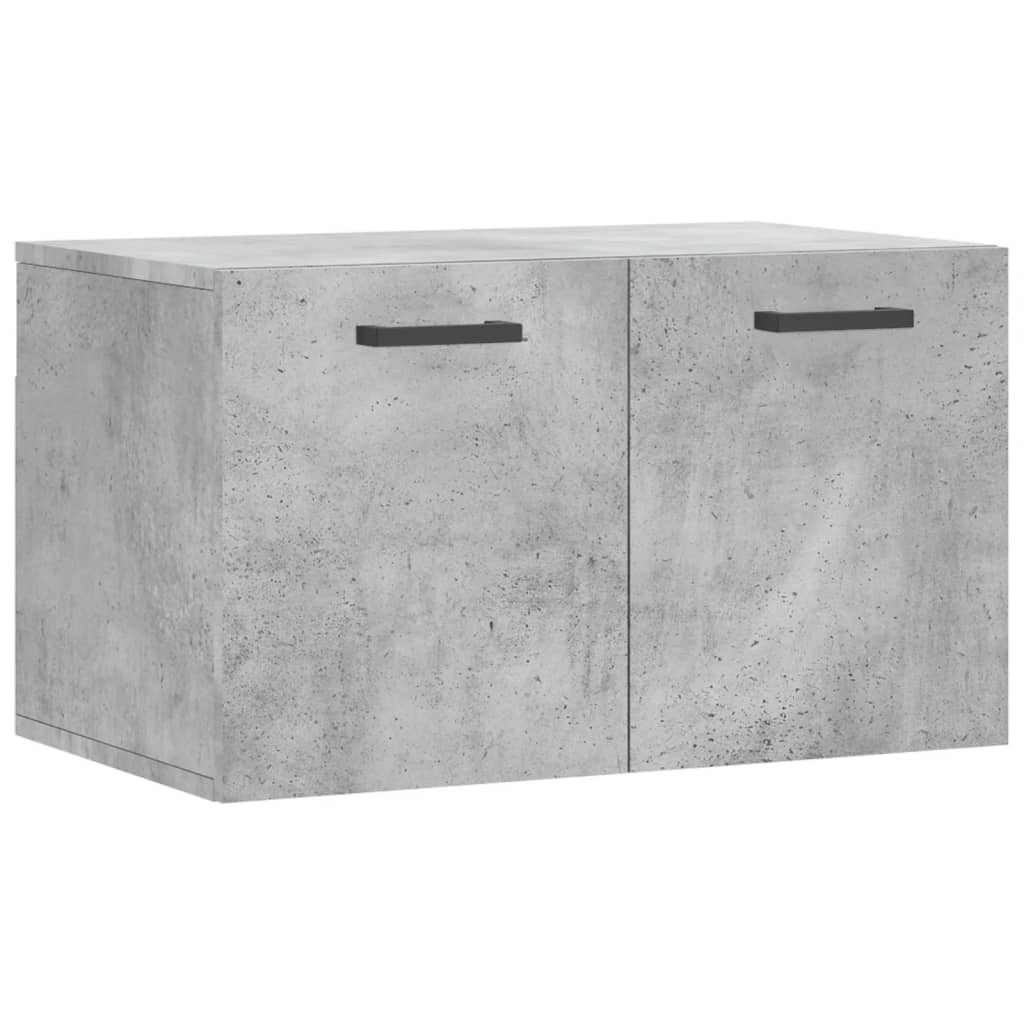 vidaXL Armoire murale gris béton 60x36,5x35 cm Aggloméré