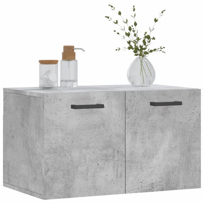 vidaXL Armoire murale gris béton 60x36,5x35 cm Aggloméré