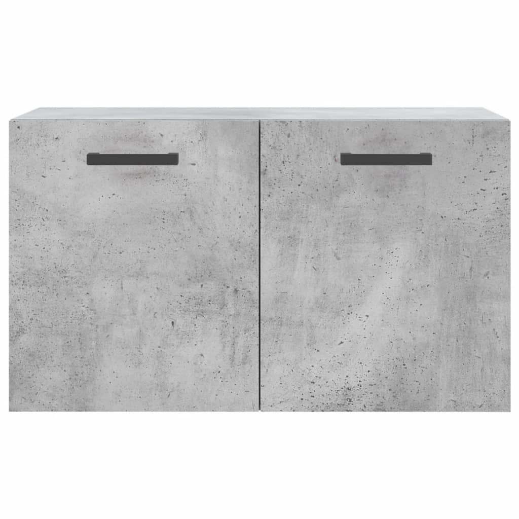 vidaXL Armoire murale gris béton 60x36,5x35 cm Aggloméré