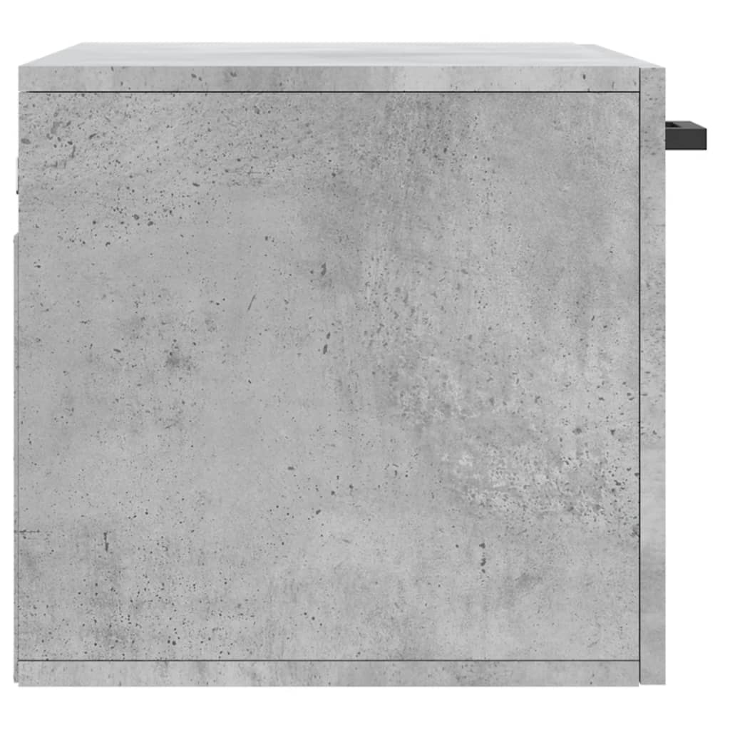 vidaXL Armoire murale gris béton 60x36,5x35 cm Aggloméré