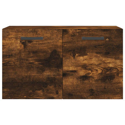 vidaXL Meuble haut mural chêne fumé 60x36,5x35 cm bois d'ingénierie
