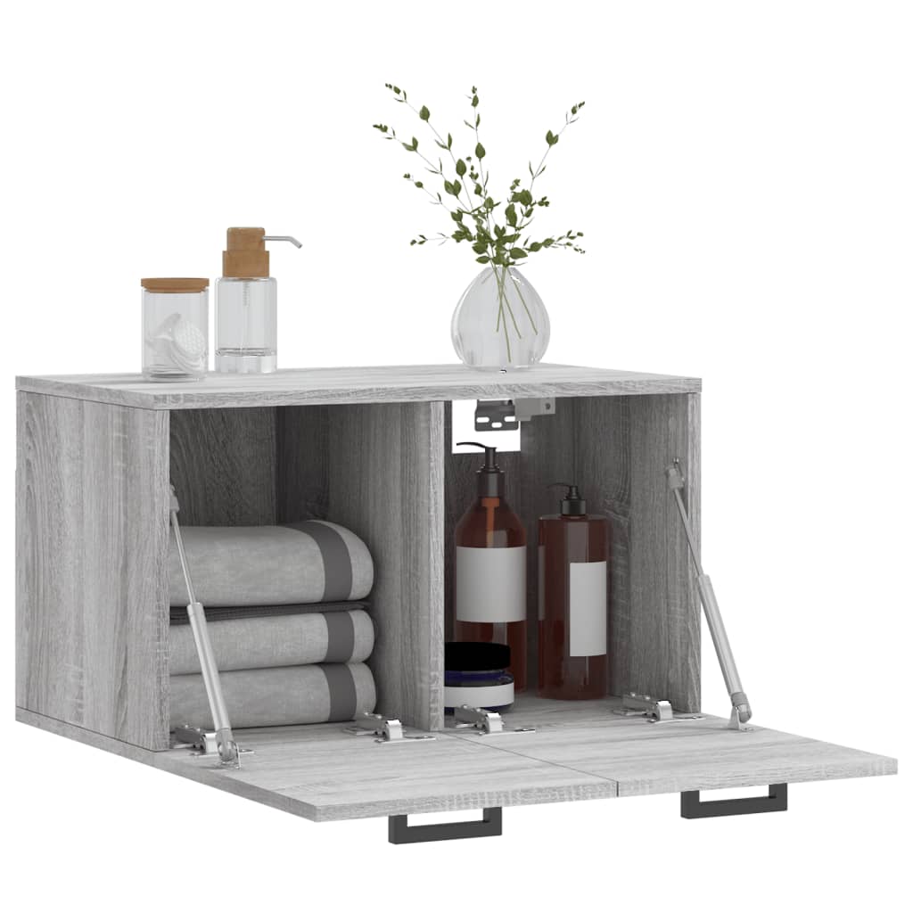vidaXL Armoire murale gris Sonoma 60x36,5x35 cm Aggloméré