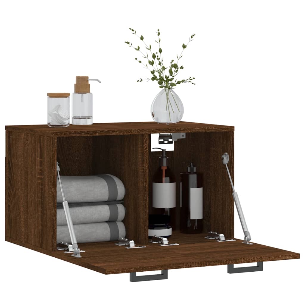 vidaXL Armoire murale aspect chêne marron 60x36,5x35 cm Bois d'ingénierie