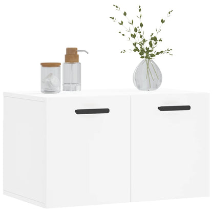 vidaXL Armoire murale blanche 60x36,5x35 cm en bois d'ingénierie