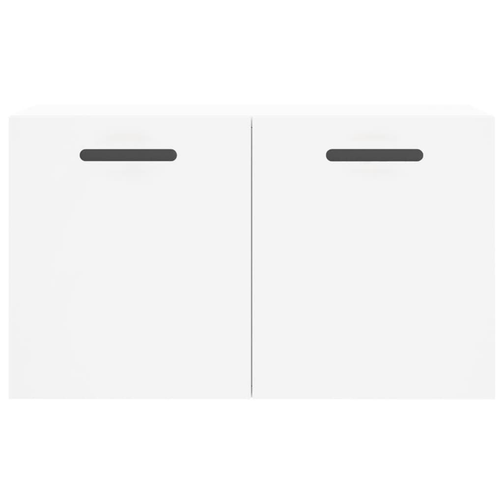 vidaXL Armoire murale blanche 60x36,5x35 cm en bois d'ingénierie