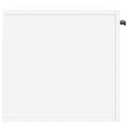 vidaXL Armoire murale blanche 60x36,5x35 cm en bois d'ingénierie