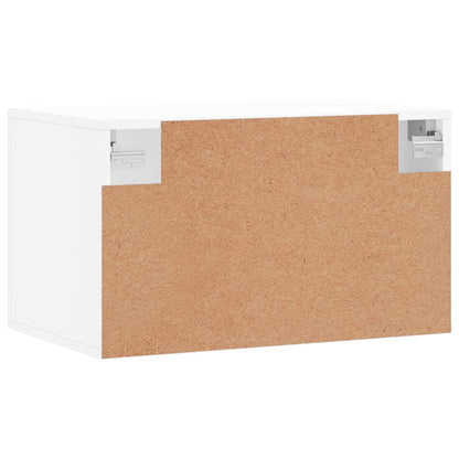 vidaXL Armoire murale blanche 60x36,5x35 cm en bois d'ingénierie